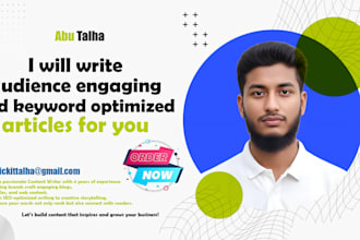 write research based, informative, and engaging articles