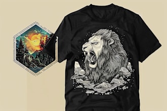 do perfect artwork for tshirt design