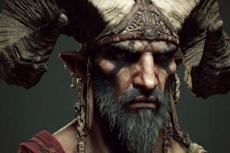 create high quality game character for game