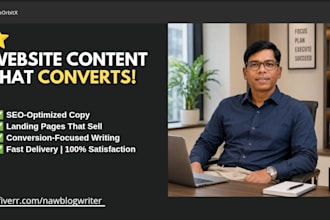 write SEO website content and landing pages that convert