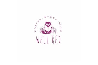 design coffee shop bookstore wine bar logo