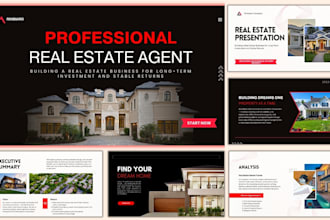 design real estate presentation powerpoint presentation redesign pitch deck