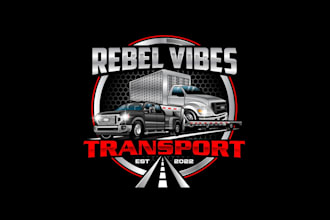 create wonderful and excellent transport logo design