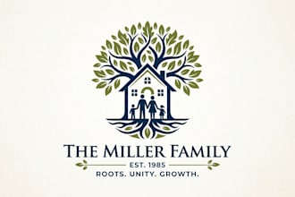 design a warm and meaningful family logo