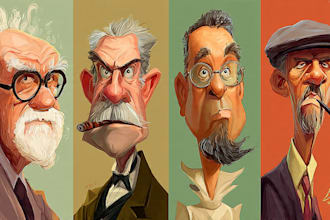 draw nice cartoons and caricatures