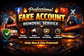 remove fake spam and impersonation accounts from instagram facebook yt reddit