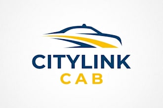 design a modern and professional taxi brand logo