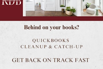 clean up your quickbooks and fix messy or backlogged books