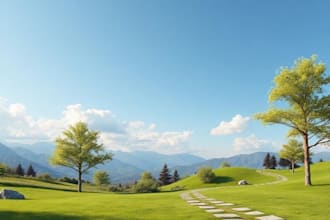 create photorealistic outdoor renders, landscape design