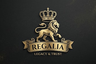 design a luxurious and regal logo for your brand