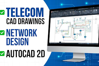 create professional telecom drawings