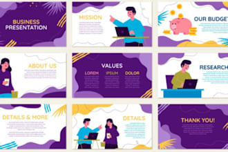 redesign pitch deck and presentation design for business and startups
