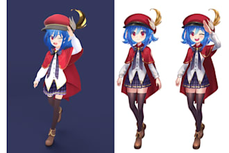 convert live2d to 3d vtuber model for vroid, vrm, vrchat ready for streaming