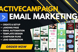 setup activecampaign CRM and email marketing automation, funnels, and campaigns