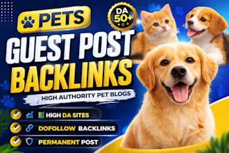 publsh guest post on pets blog with dofollow backlinks