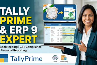 clean up your tally prime bookkeeping, bank, cash ledger etc
