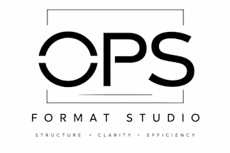 structure, format and assemble your sop professionally