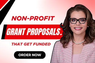 write 501c3 nonprofits grant proposal and grant writing for foundation, charity