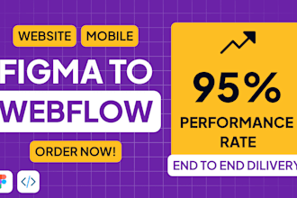 build a responsive webflow website, figma to webflow expert