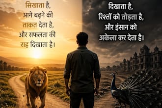 write lovely quotes and shayri for your exact situation