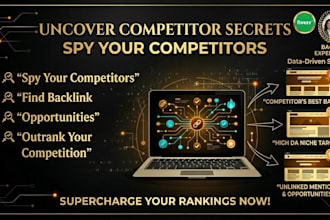 do competitor backlink analysis and find link building opportunities