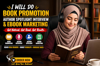 do author interview, author spotlight, facebook marketing and amazon promotion