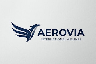 design a modern and professional airline logo