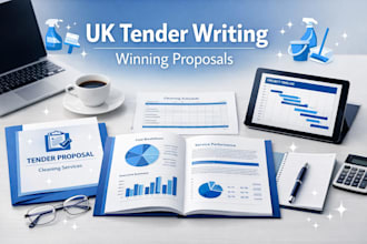 write winning UK cleaning tender proposals and bid documents