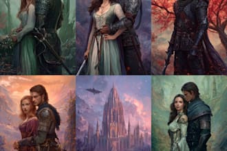 do a stunning romance book cover or an adult book cover