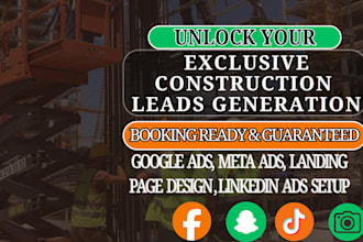 generate 2026 exclusive construction leads roofing leads marketing facebook ads