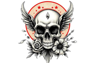 create an amazing tattoo design, tattoo design