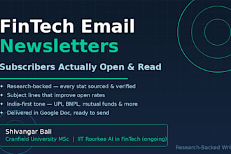 write a fintech email newsletter your subscribers will actually read