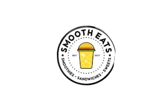 design urban smoothie bar beer logo