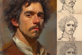 paint a character portrait of you