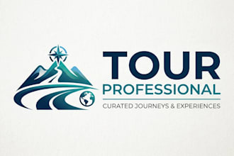 design a creative and eye catching tour logo