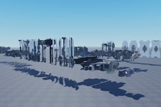 design roblox prop assets with sci fi mech roblox weapons and more roblox model