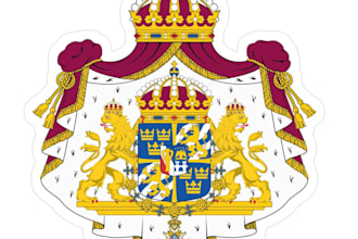 create a heraldic luxury brand logo