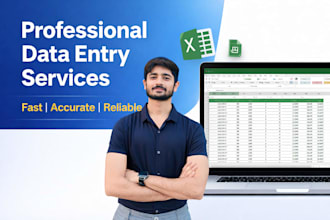 handle bulk data entry, typing and data cleaning efficiently