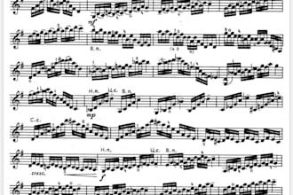 record a string quartet and full orchestra section for cinematic music scoring