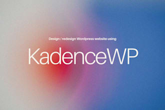 create wordpress website using gutenberg blocks and kadence