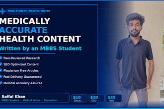 write health blogs as an mbbs student