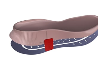 design professional 3d shoe sole and footwear model
