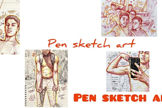create ai pen sketch art