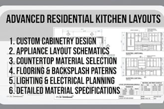 do north carolina illinois 2d kitchen architectural drawing, kitchen floor plan