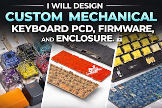 design custom mechanical keyboard pcb firmware keycaps and enclosure