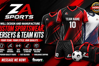 manufacture custom sportswear and team kits