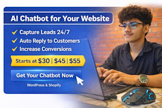 add an ai chatbot to your wordpress or shopify website
