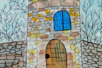 create stunning oil, acrylic and watercolor canvas painting