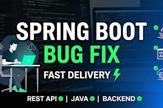 fix spring boot bugs and rest API errors fast