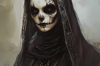 fantasy horror and fantasy horror character
